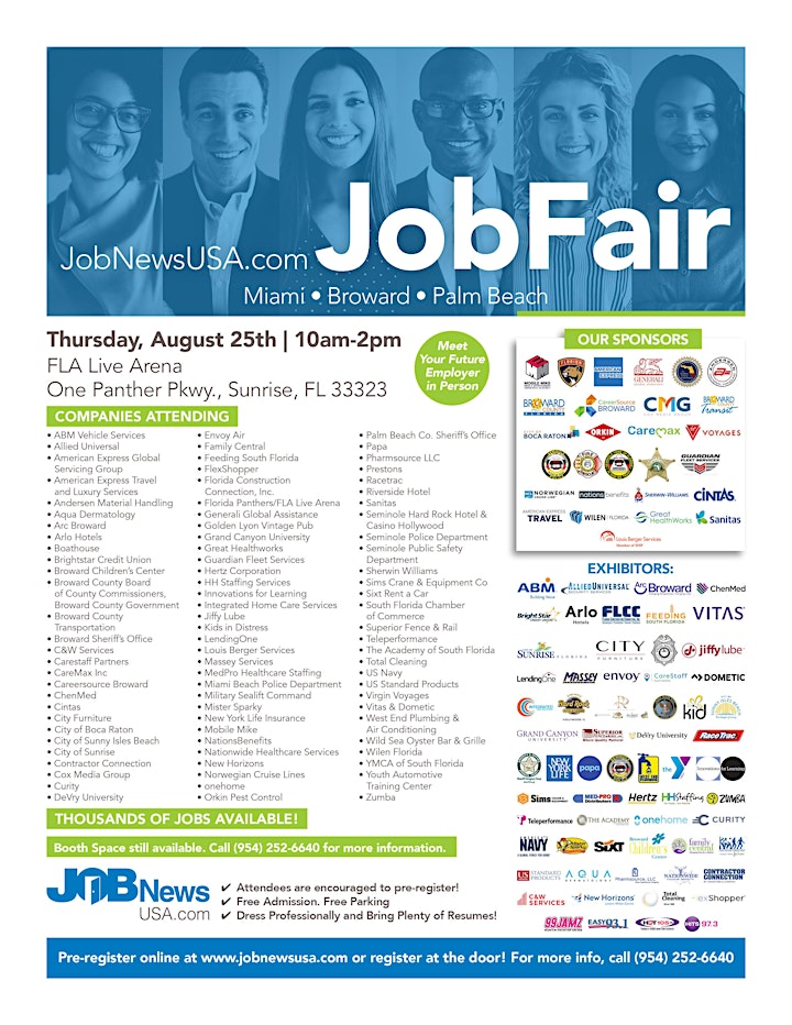 JobNewsUSA.com South Florida Job Fair image