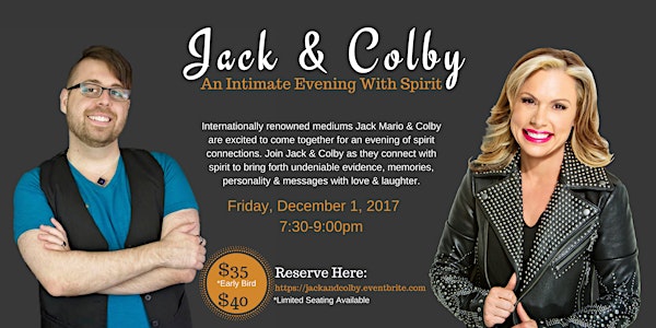 Jack & Colby-An Intimate Evening with Spirit