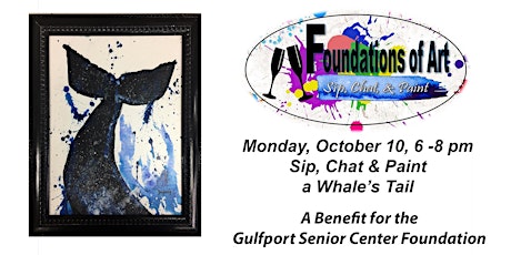 Foundations of Art: Sip, Chat & Paint A Whale's Tail