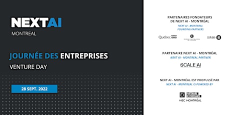 Next AI - Montréal 2022: Journée des entreprises | Venture Day