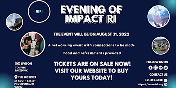 Evening of IMPACT RI - VIP Networking Fundraiser
