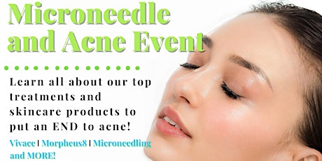 Microneedle and Acne Event at aNu