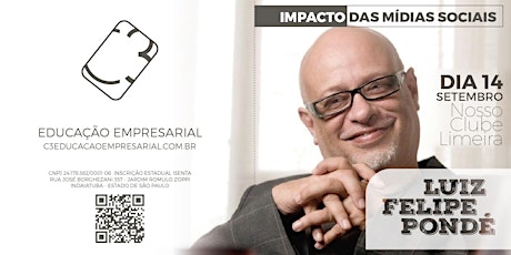 Imagem principal do evento Luiz Felipe Pondé em Limeira fala sobre o Impacto das Mídias Sociais