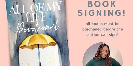 "All Of My Life Devotional" Book Signing