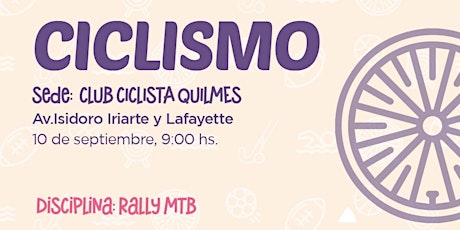 Image principale de Copa Ciudad de Quilmes edición 2022  / Rally Mtb