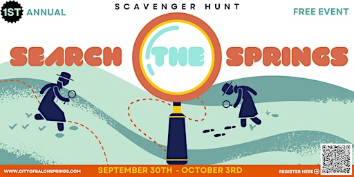 "Search the Springs" Balch Springs Scavenger Hunt