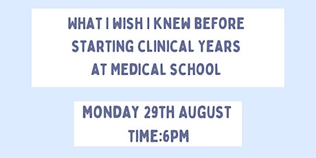 What I wish I knew before starting clinical years in medical school