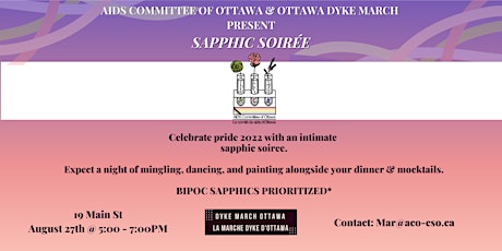 Sapphic Soiree with Ottawa Dyke March