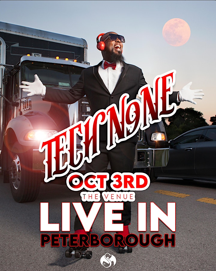Tech N9ne Live in Peterborough October 3rd at The Venue image
