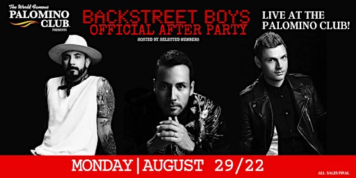 Official Backstreet Boys After Party