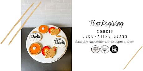 Thanksgiving Cookie Decorating Class