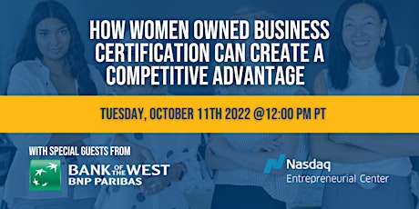 How Women Owned Business Certification Can Create a Competitive Advantage