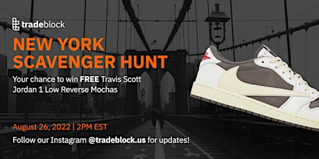 Sneaker Scavenger Hunt with Tradeblock