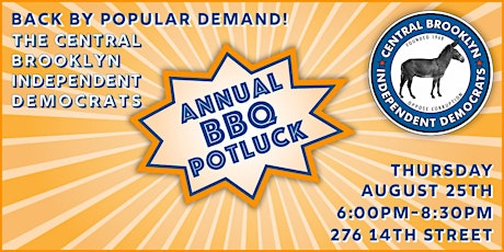 Central Brooklyn Independent Democrats 2022 Annual BBQ Potluck