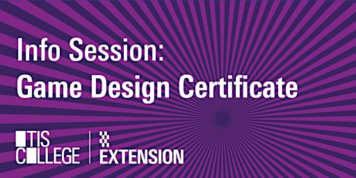 Game Design Certificate Info Session