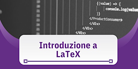 Introduzione a LaTeX
