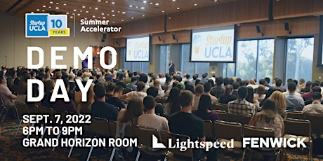 Imagen principal de Startup UCLA 2022 Summer Accelerator Demo Day