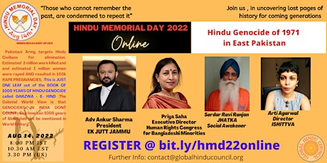 Hindu Memorial Day - Online - 2022