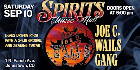 Joe C. Wails live at Spirits!