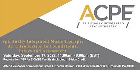 Spiritually Integrated Music Therapy: Foundations, Ethics and Assessment