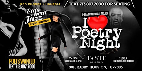 LABOR DAY WEEKEND POETRY NIGHT & LIVE MUSIC