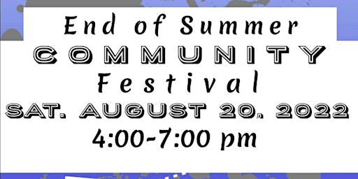 End of Summer Community Festival