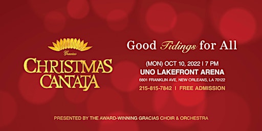2022 Gracias Christmas Cantata in New Orleans