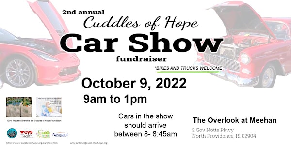 Cuddles of Hope CAR SHOW Fundraiser