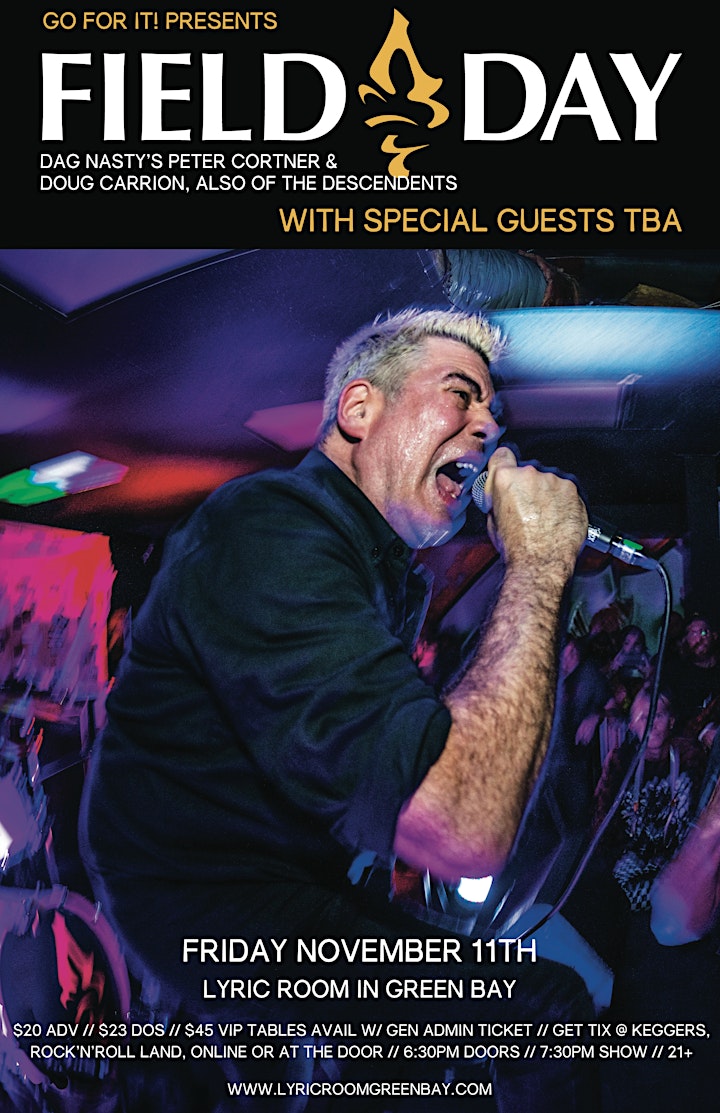 FIELD DAY (ex members of The Descendents & Dag Nasty) w/FASTPLANTS, DUIs image