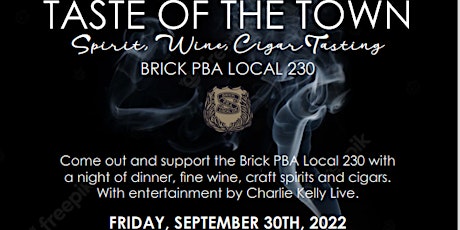 Taste Of The Town - Brick PBA Spirits And Cigar Night
