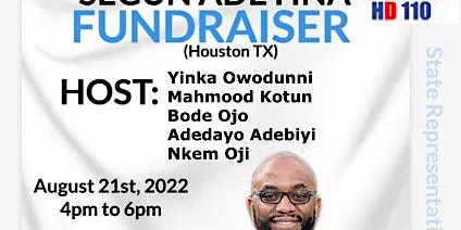 Segun Adeyina Georgia State Representative - Houston Fundraiser