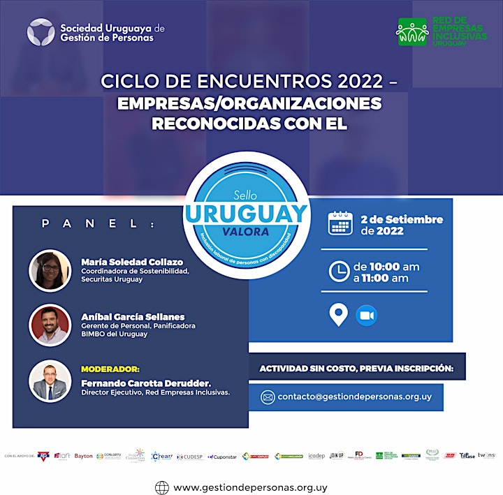 Imagen de Organizaciones inclusivas reconocidas con el Sello "Uruguay Valora"