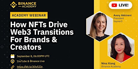 Free Webinar:  How NFTs Drive Web 3 Transitions For Brands And Creators