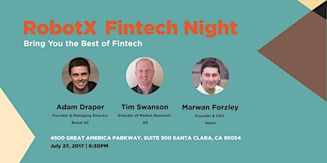 RobotX Fintech Night – Bring You the Best of Fintech! primary image