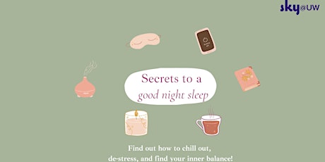 Managing energy levels & secrets to a good night's sleep