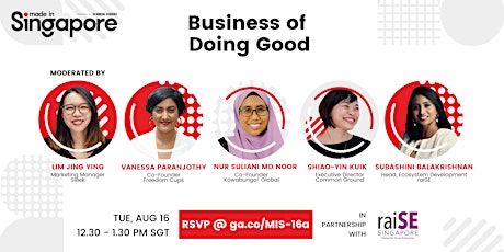 Made in Singapore | Business of Doing Good