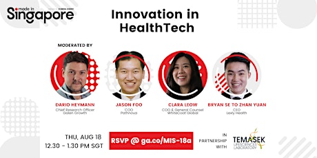 Made in Singapore | Innovation in HealthTech
