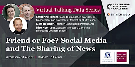 Virtual Talking Data Series: Friend or Foe? Social Media & Sharing of News