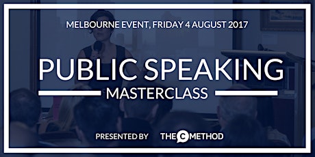 Public Speaking Masterclass: how to speak with confidence & impact primary image