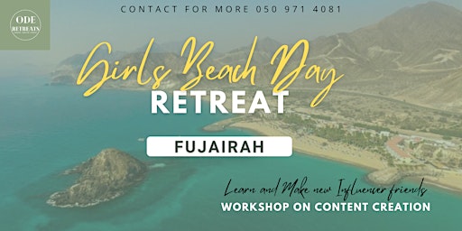 All Girls - Beach Day Fujairah  -  By Ode Retreats