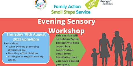 EVENING Sensory difficulties workshop (MEDWAY FAMILIES ONLY)