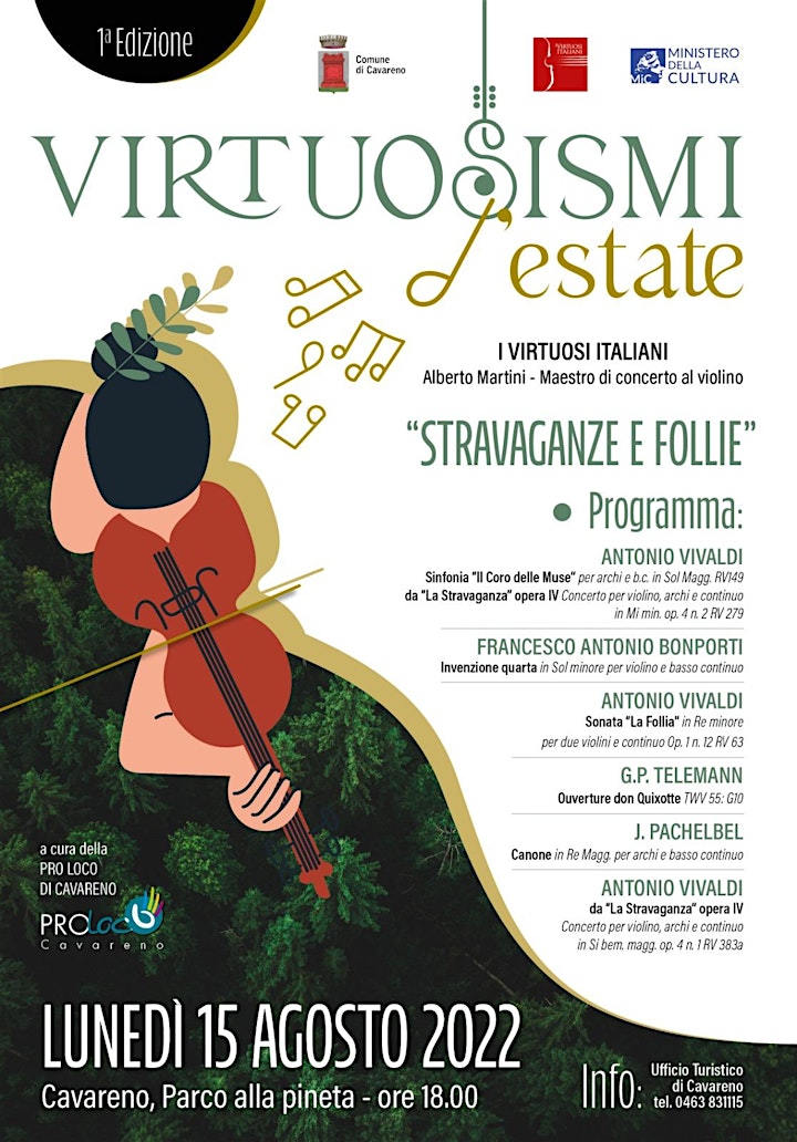 Immagine VIRTUOSISMI D'ESTATE concerto dei Virtuosi Italiani