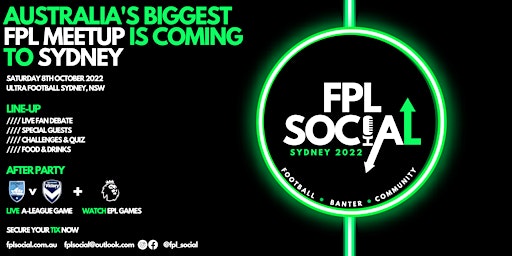 FPL Social Sydney 2022
