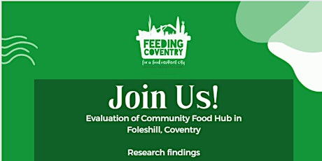 Evaluation of Foleshill Community Centre Food Hub Research findings