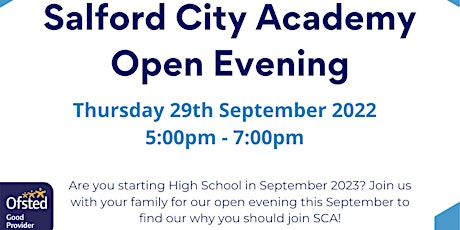 Salford City Academy's open evening
