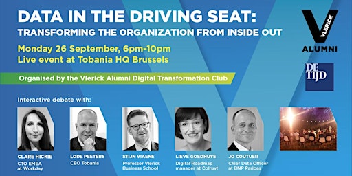 Vlerick Alumni Digital Transformation Club -  Data in the Driving Seat