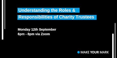 Understanding the roles and responsibilities of a charity trustee primary image