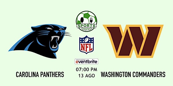 Carolina Panthers @ Washington Commanders | NFL - Sports Bar Madrid