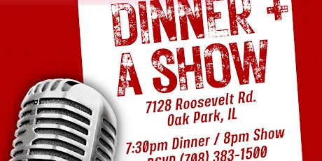 DINNER + A SHOW AT SALERNO'S  - STAND UP COMEDY OAK PARK