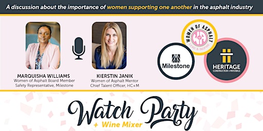 WATCH PARTY + WINE MIXER | Women of Asphalt